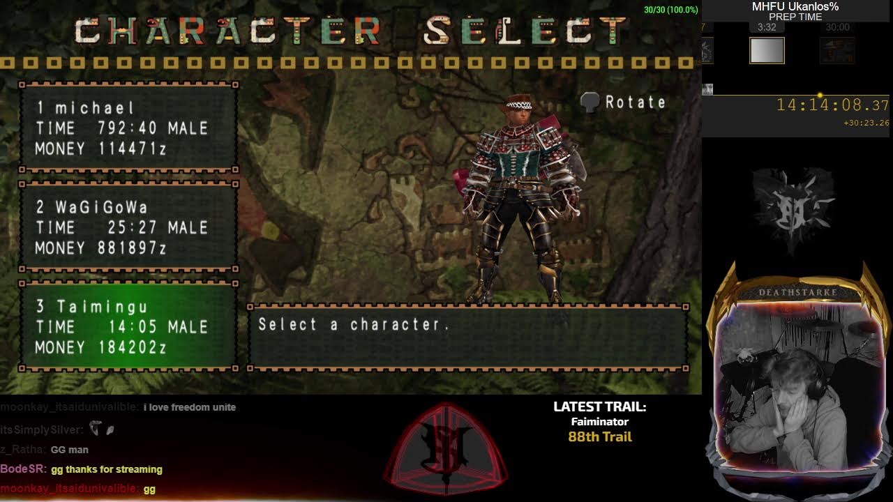 MHFU Ukanlos% sub 24 hour attempts | !starkeness | !ahtalka%