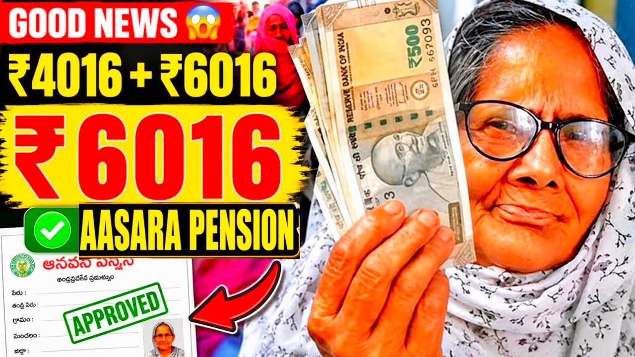 Good News! Telangana ₹4016 & ₹6016 Aasara Pensions Soon | Approval Update