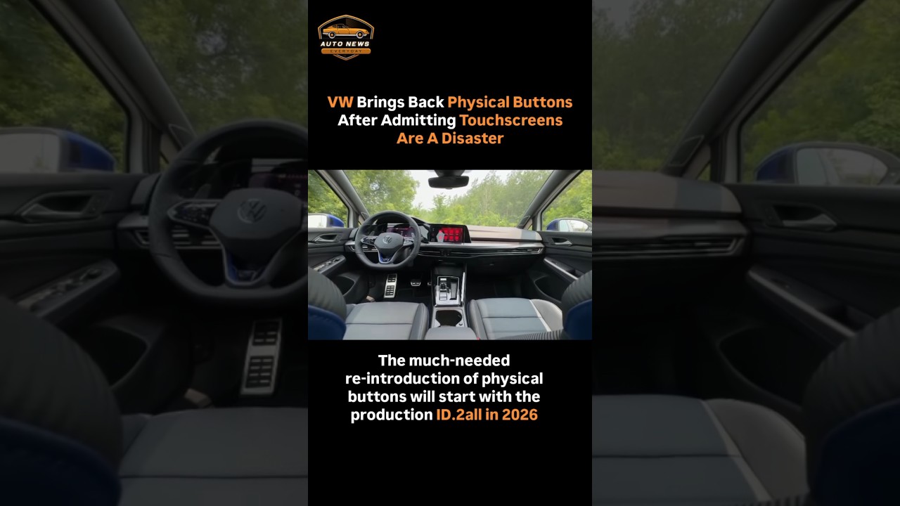 #VW admits capacitive buttons are a failure.