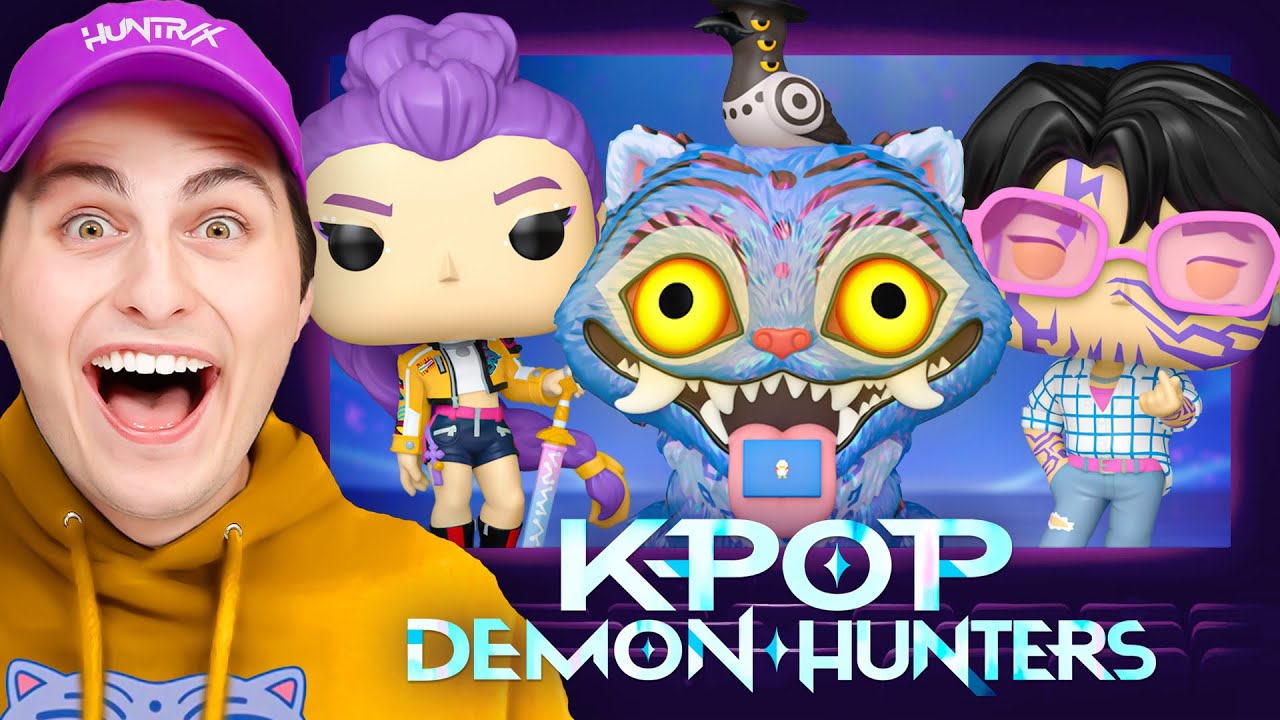 KPop Demon Hunters Funko Pop Hunt + Movie Review!