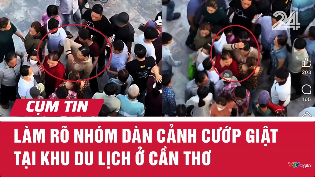 Làm rõ nhóm dàn cảnh cướp giật tại khu du lịch ở Cần Thơ | Cụm tin | VTV24