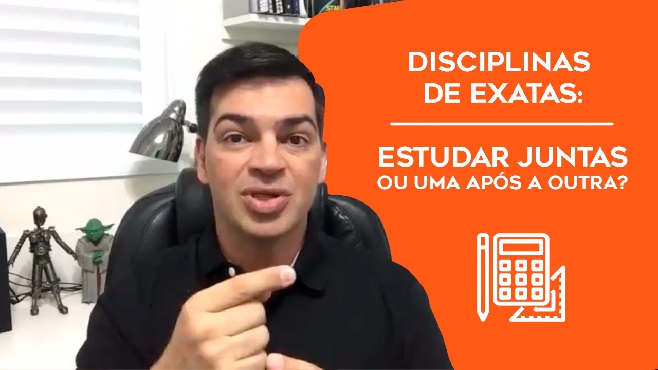 Disciplinas de exatas: estudar juntas ou uma após a outra?