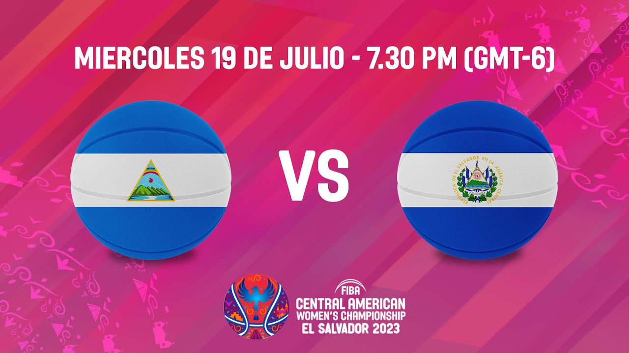 Nicaragua v El Salvador | Full Basketball Game | COCABA Women's Championship 2023