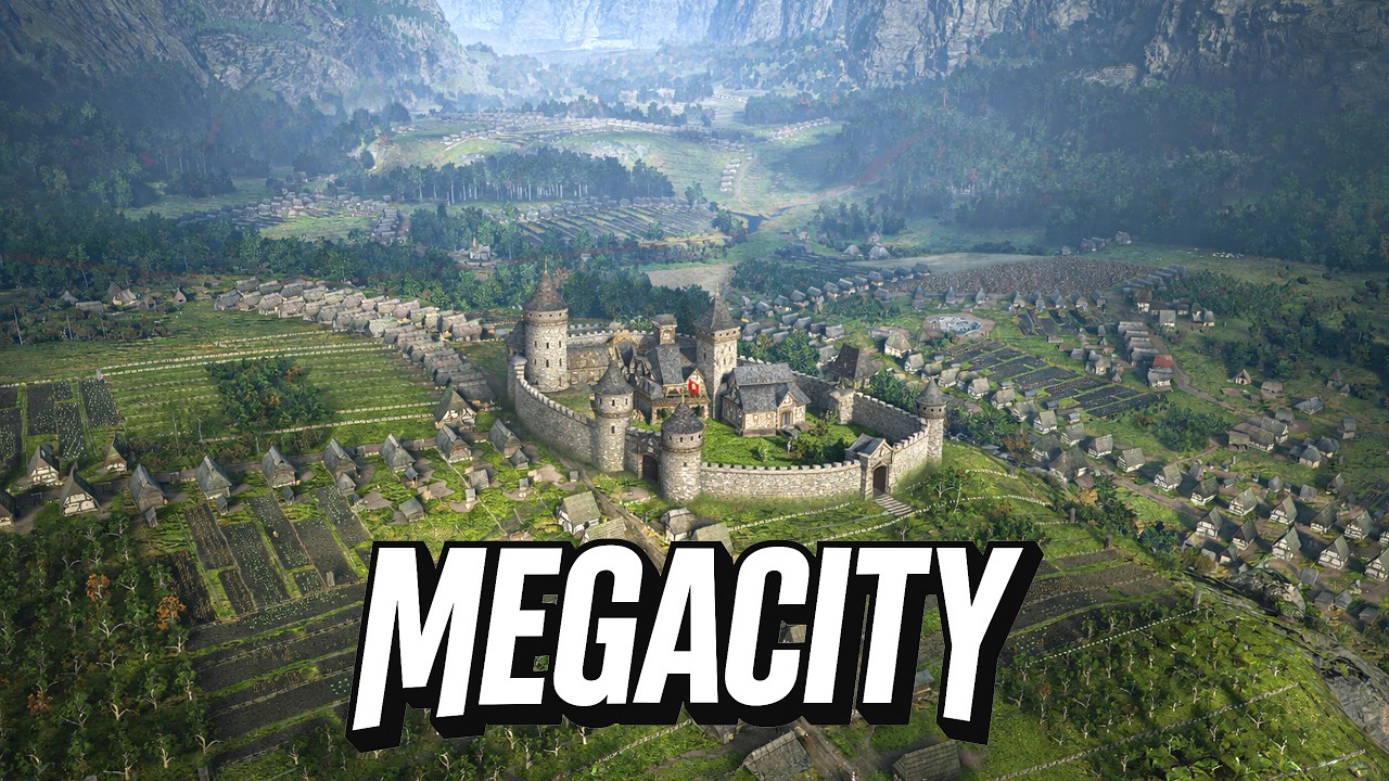 Manor Lords - Mega Mountain Village (Realistic City Builder set in Medieval Times)