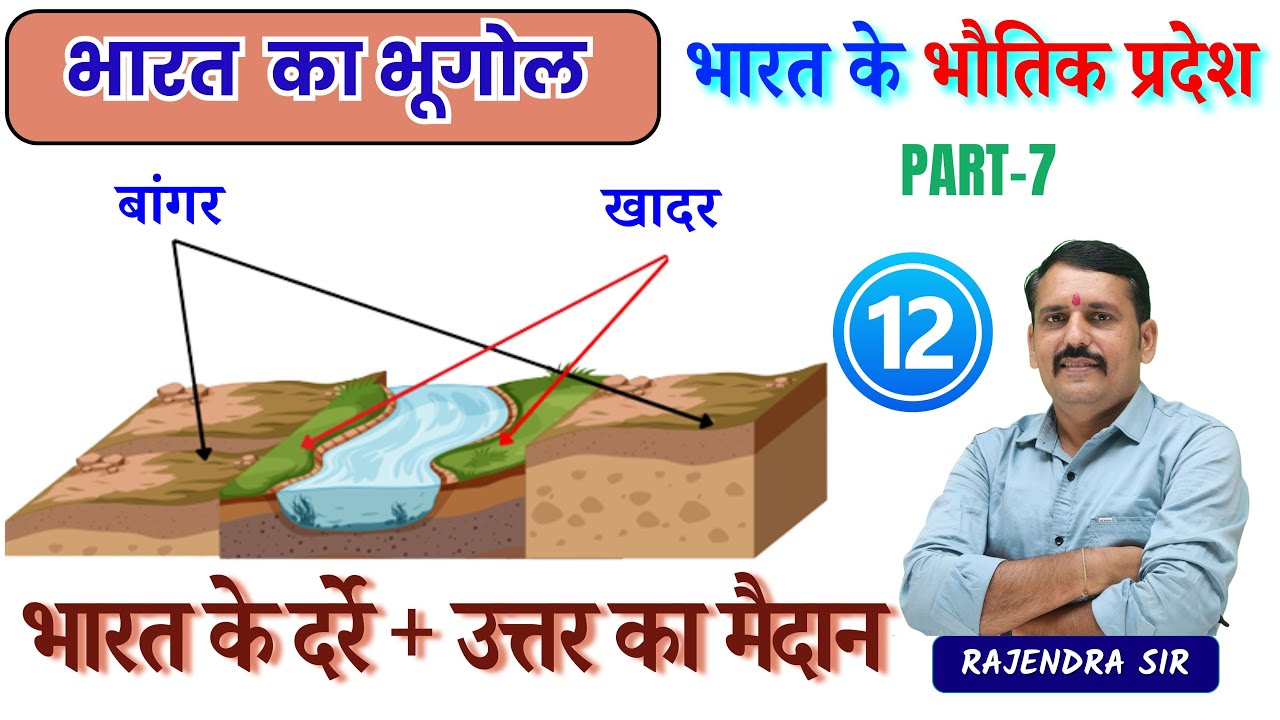 भारत के प्रमुख दर्रे एवं उत्तर का विशाल मैदान | Indian Geography By Rajendra Swami Sir