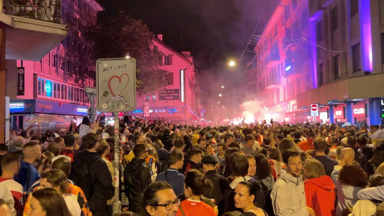 Wilde Party an Zürcher Langstrasse nach Nati-Sieg - Euro EM 2021 Achtelfinal #FRASUI