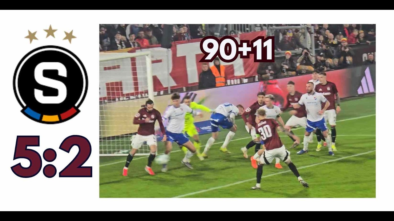 Sparta – Baník 5:2! 🔥 Dva góly v nastavení | 24. kolo #ACSpartaPraha #ChanceLiga #SpartaBanik