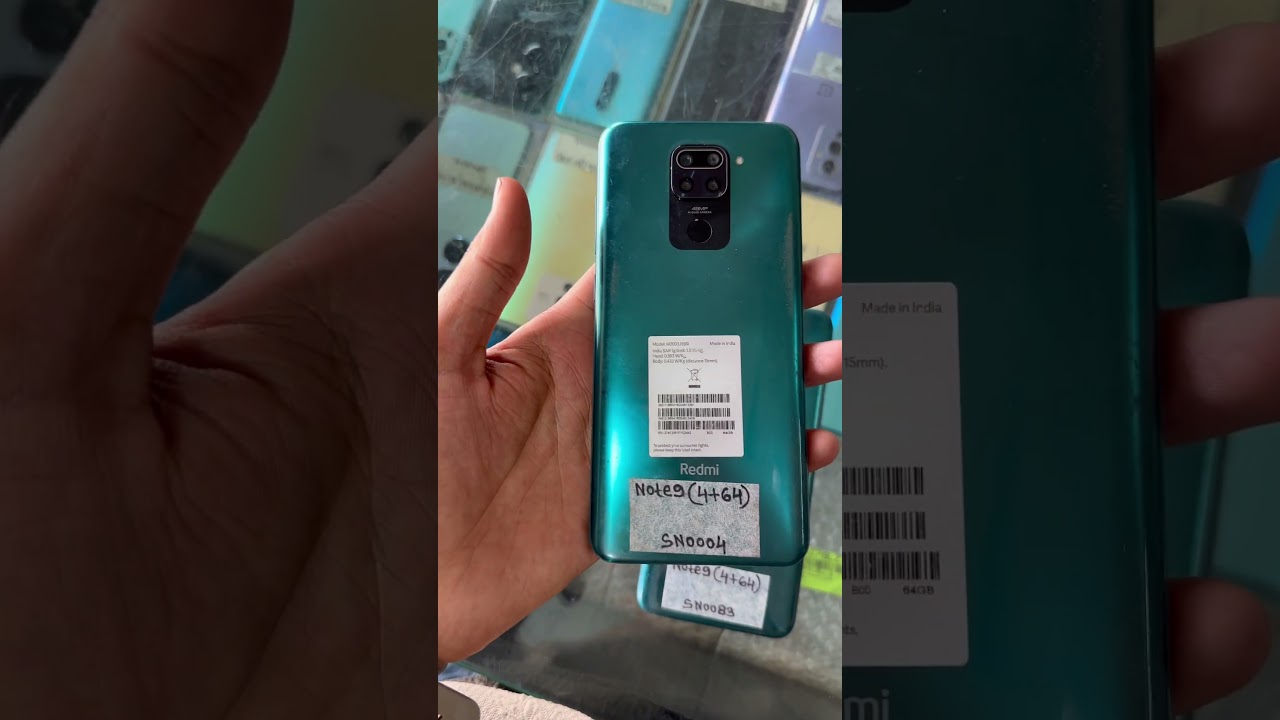 2 phones available redmi note 9 💰💰