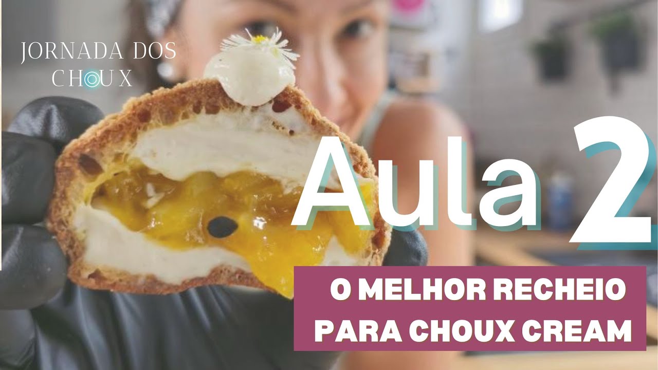 O MELHOR RECHEIO DE CHOUX CREAM (Receita de creme de cumaru com manga e maracujá)