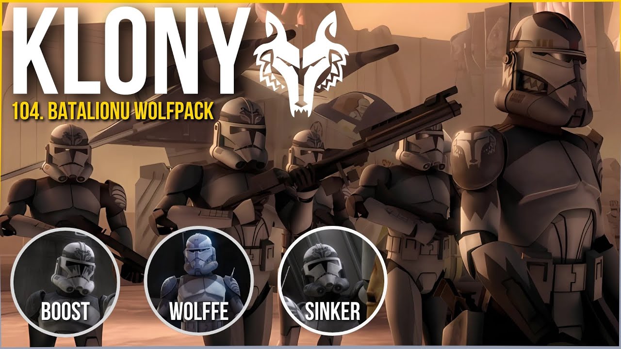 Wszystko o 104. Batalionie Klonów WOLFPACK! Wszystkie klony należące do tej formacji