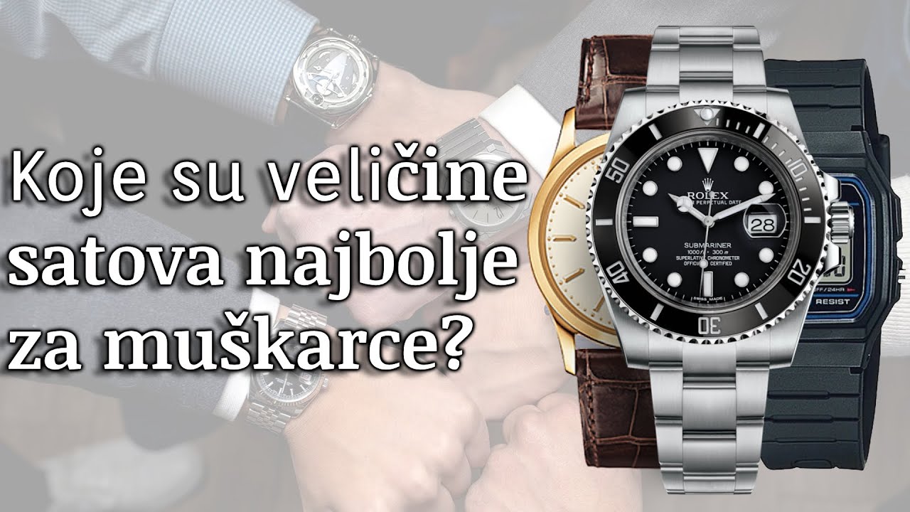 ⌚️Da li su satovi između 34mm i 38mm za muškarce? Koje veličine satova su namenjene za muškarce?⌚️