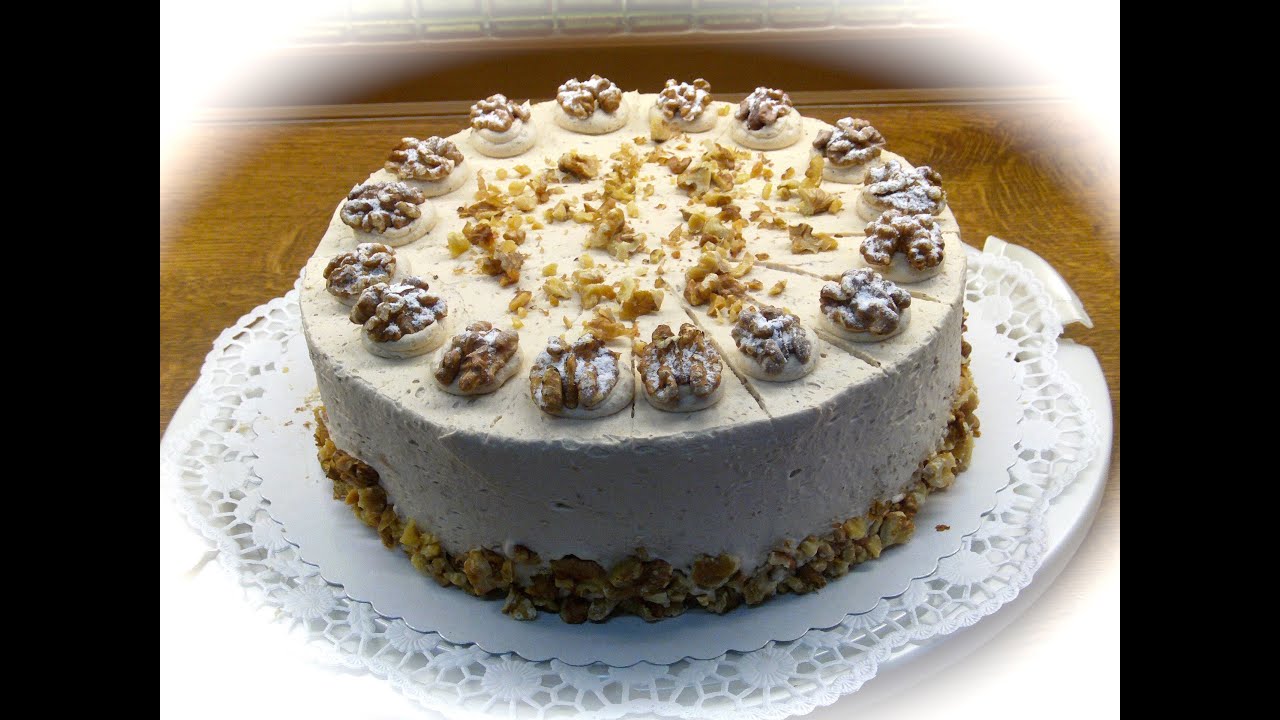 Walnuss Buttercreme Torte