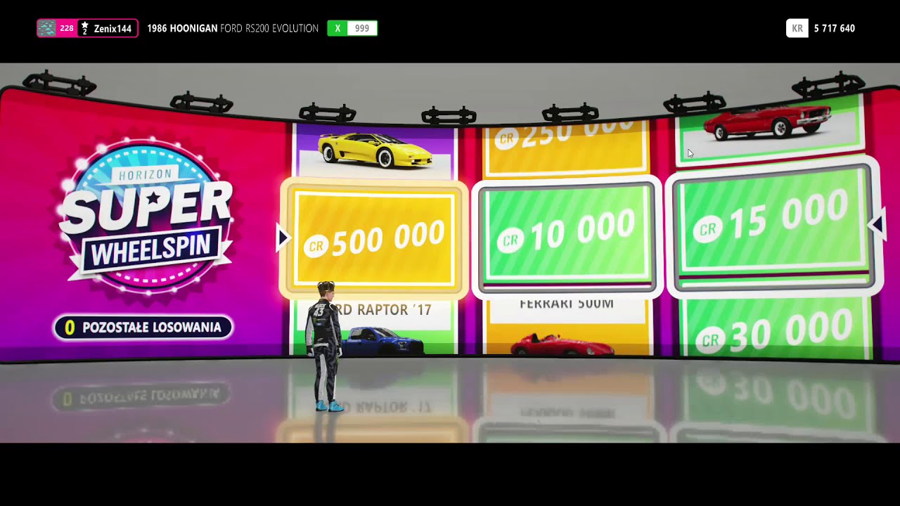 Forza Horizon 4 - 5x Super Wheelspin