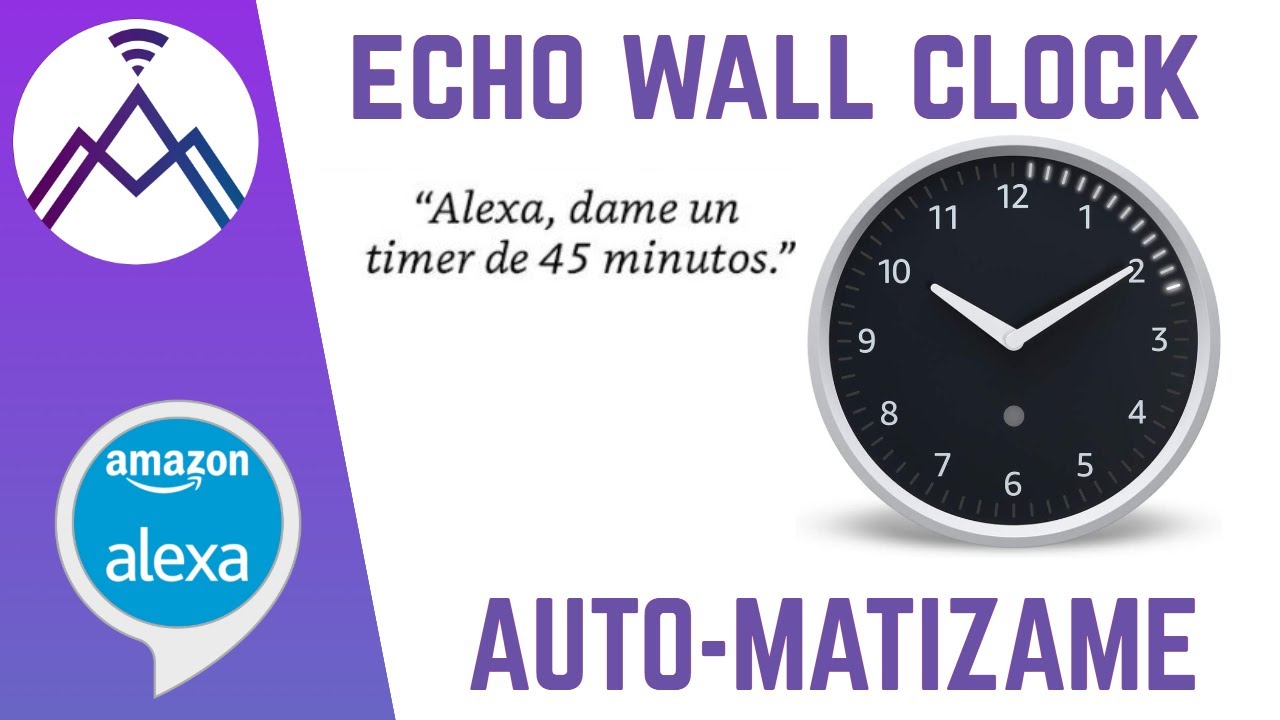 Amazon Echo Wall Clock Español