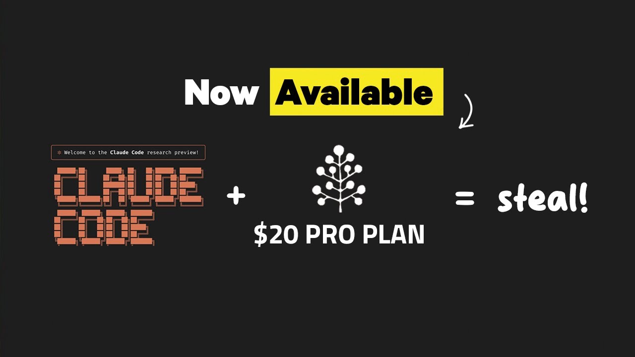 Claude Code Is Now on the $20 Pro Plan &mdash; Setup & Features (Just Announced!)