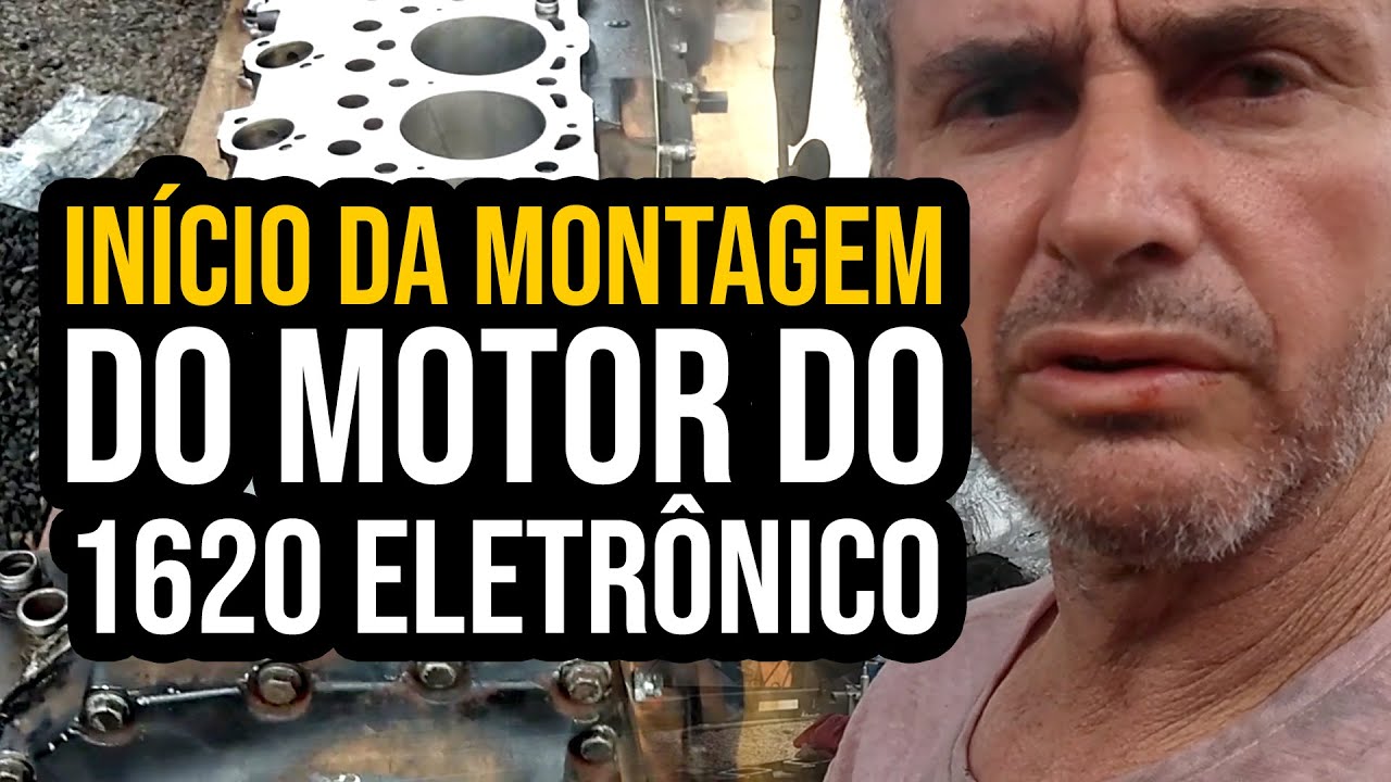 Início da montagem do motor do 1620 eletrônico | Parte 1/2