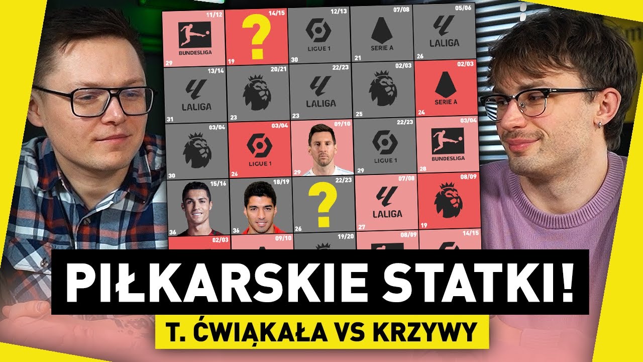TRUDNE piłkarskie STATKI! T. ĆWIĄKAŁA vs KRZYWY w nowym QUIZIE