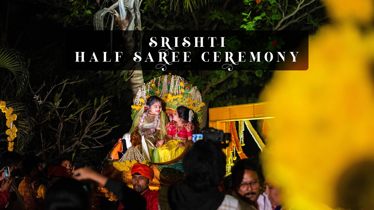 SHRITI'S SAREE CEREMONY | TEASER | ANUGANDHULA'S PRODUCTION | 4K