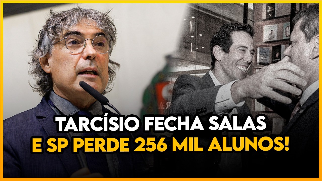 Gestão Tarcísio/Feder expulsa mais de 256 mil alunos do ensino médio!