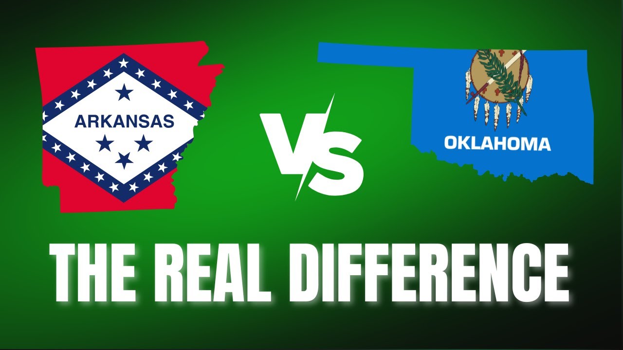 Arkansas is in the South and Oklahoma is Not.