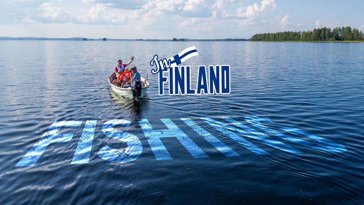 Fishing in Lake Land, Finland