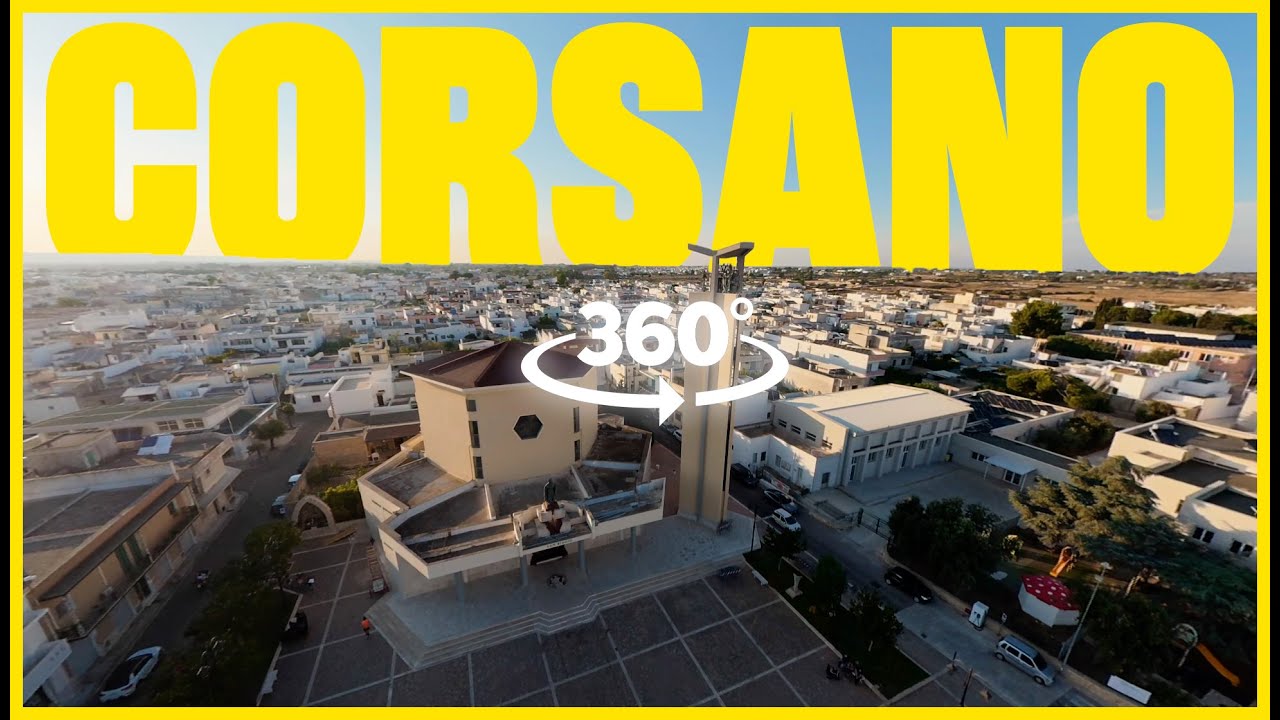 Corsano dall'alto a 360°