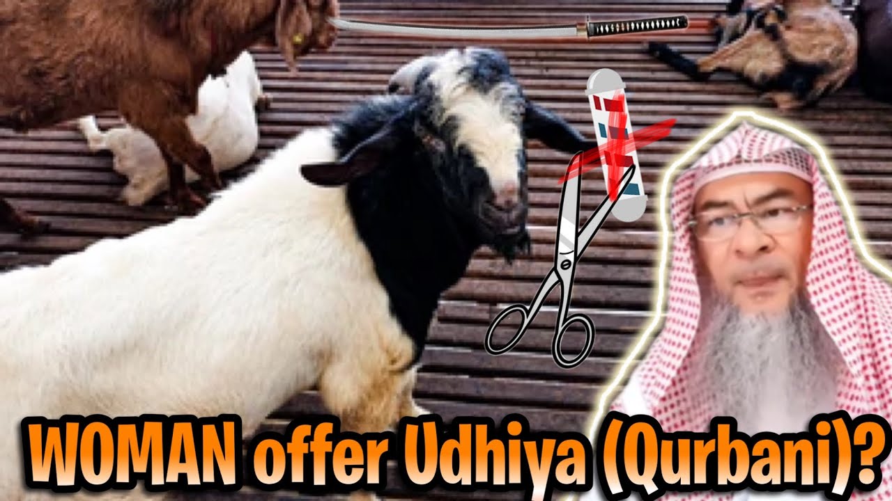 If a woman wants to offer Udhiya, must she also refrain from cutting her hair or going to the salon?