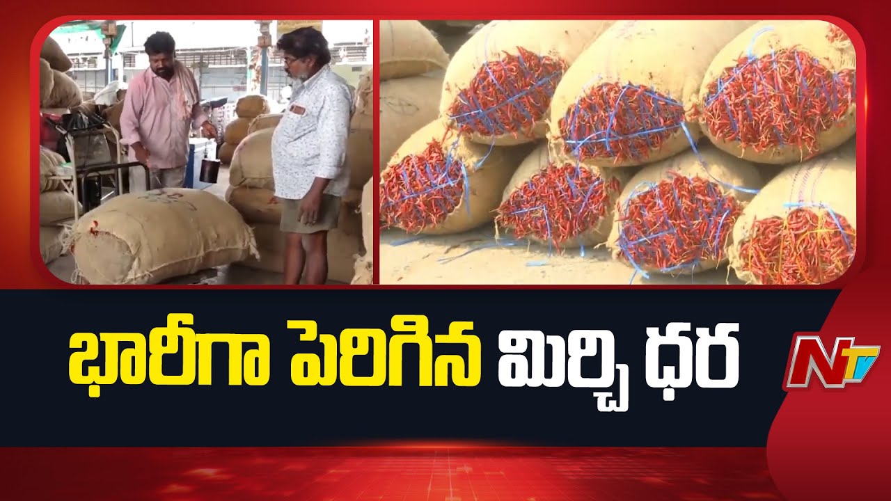 Red Chilli Price: మిర్చి రైతులకు కలిసొచ్చిన కొత్త సంవత్సరం, ఆనందంలో అన్నదాతలు | NTV Telugu