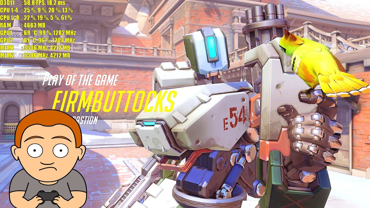 Overwatch 5K EXTREME TESTING Epic Settings GTX 980 TI SLI Frame Rate Performance Test