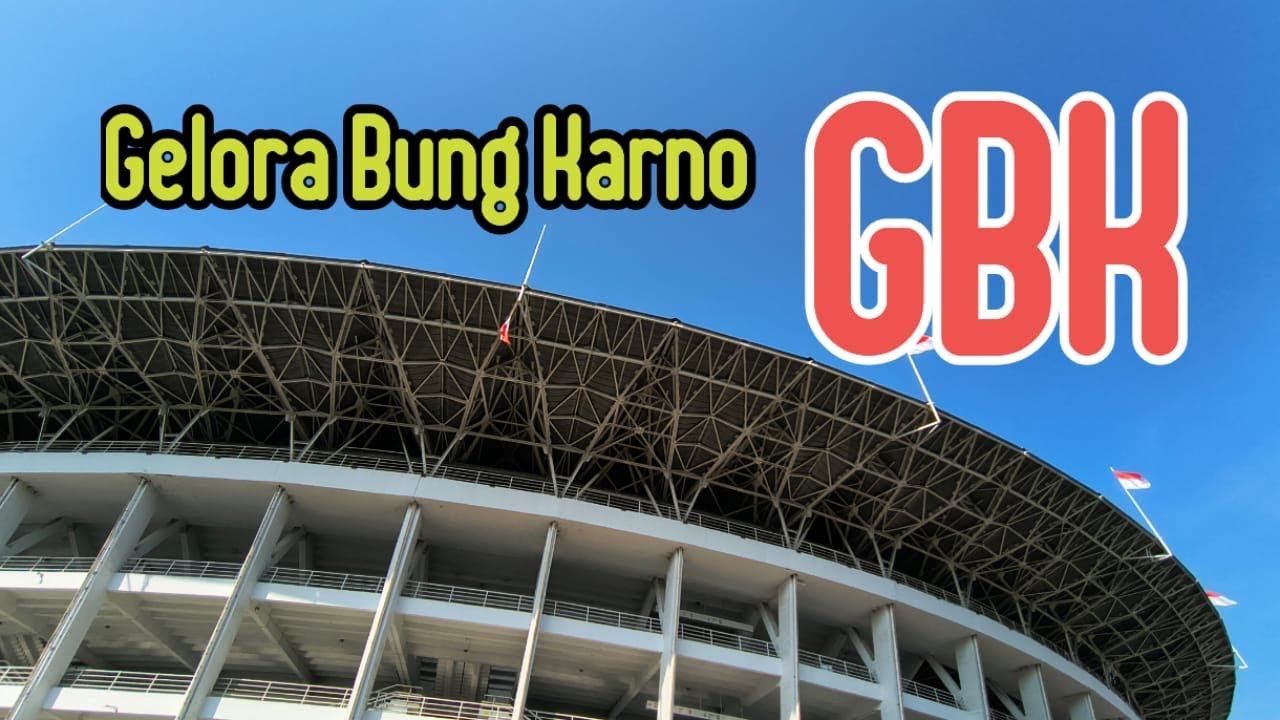 Gelora Bung Karno Pagi Hari Segar di Senayan Jakarta