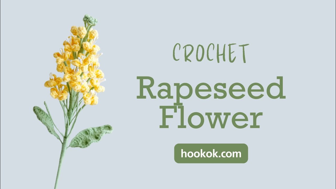 Crochet Rapeseed Flower