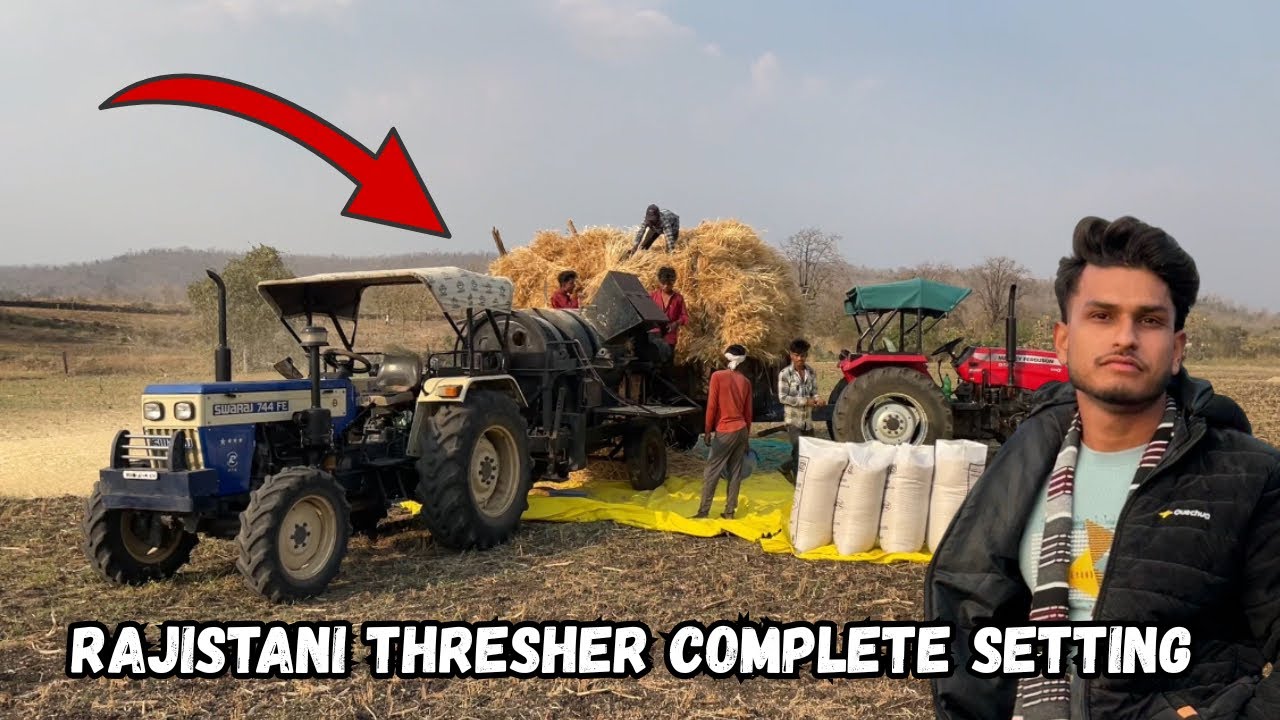Rajistani Thresher Complete Setting 🔥🫨