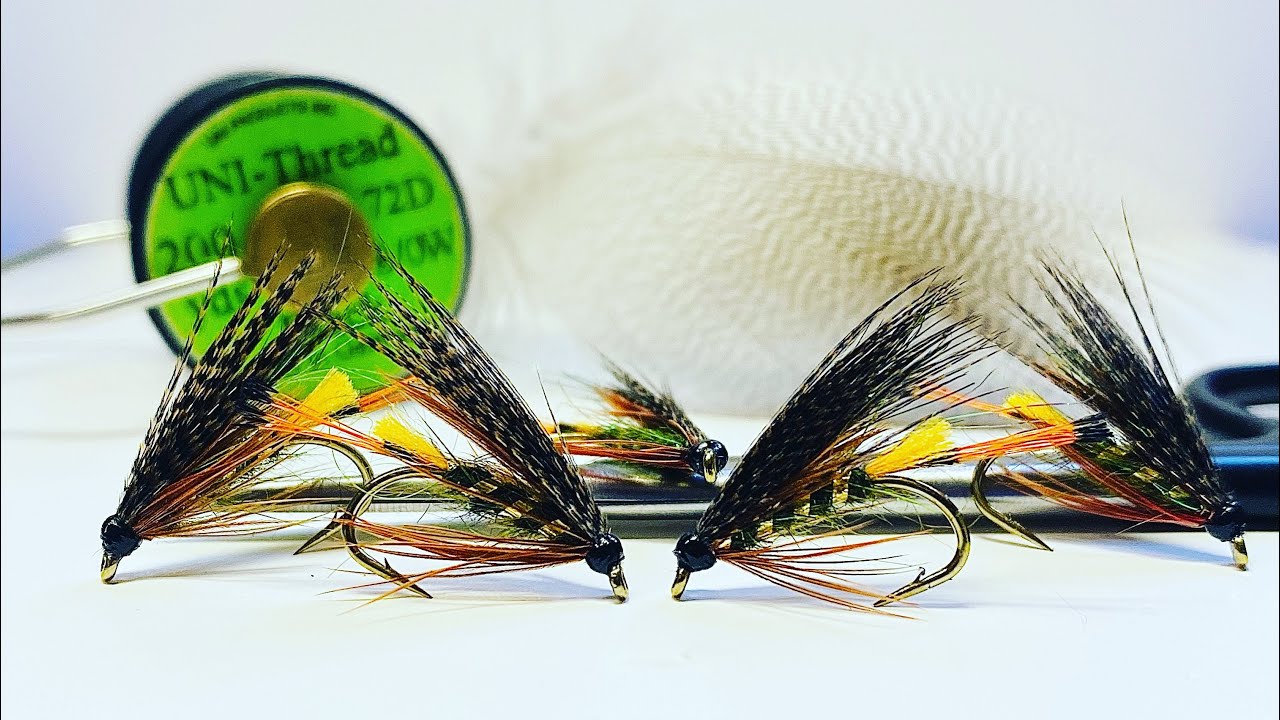 Tying a Irish wet fly Erne Olive with Scott Jackson