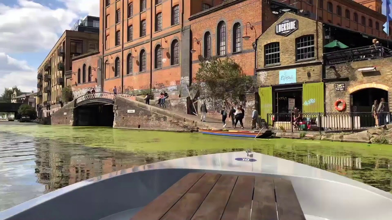 Camden Lock - canal tour with GoBoat