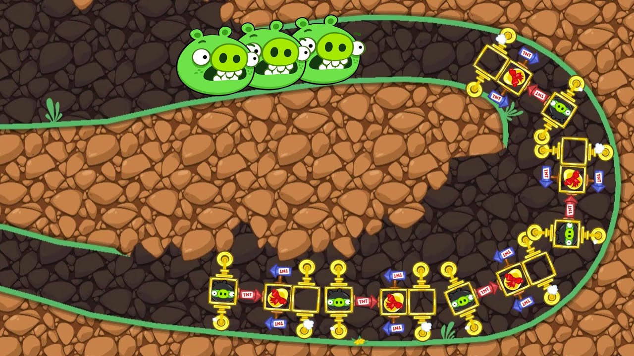Bad Piggies - THE ROAD TO EL PORKADO Level 1 to 6 3 stars Walkthrough!