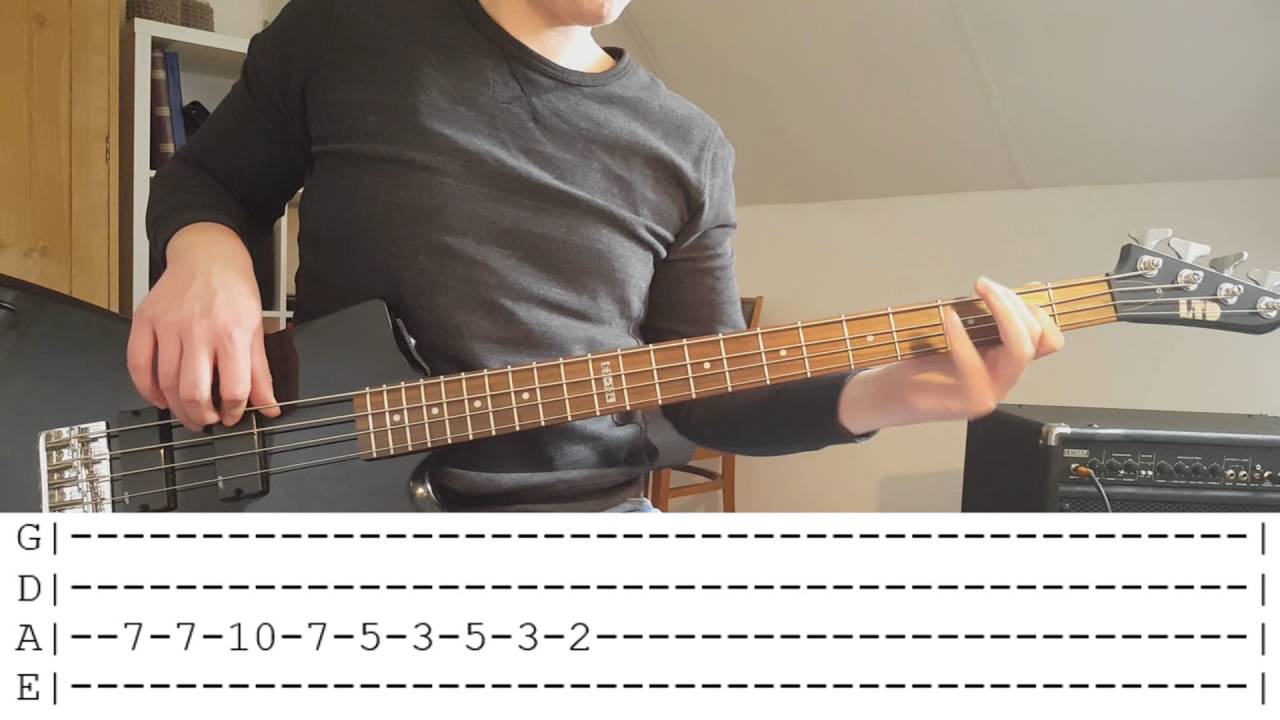 The White Stripes - Seven Nation Army (Bass Cover + Tabs)