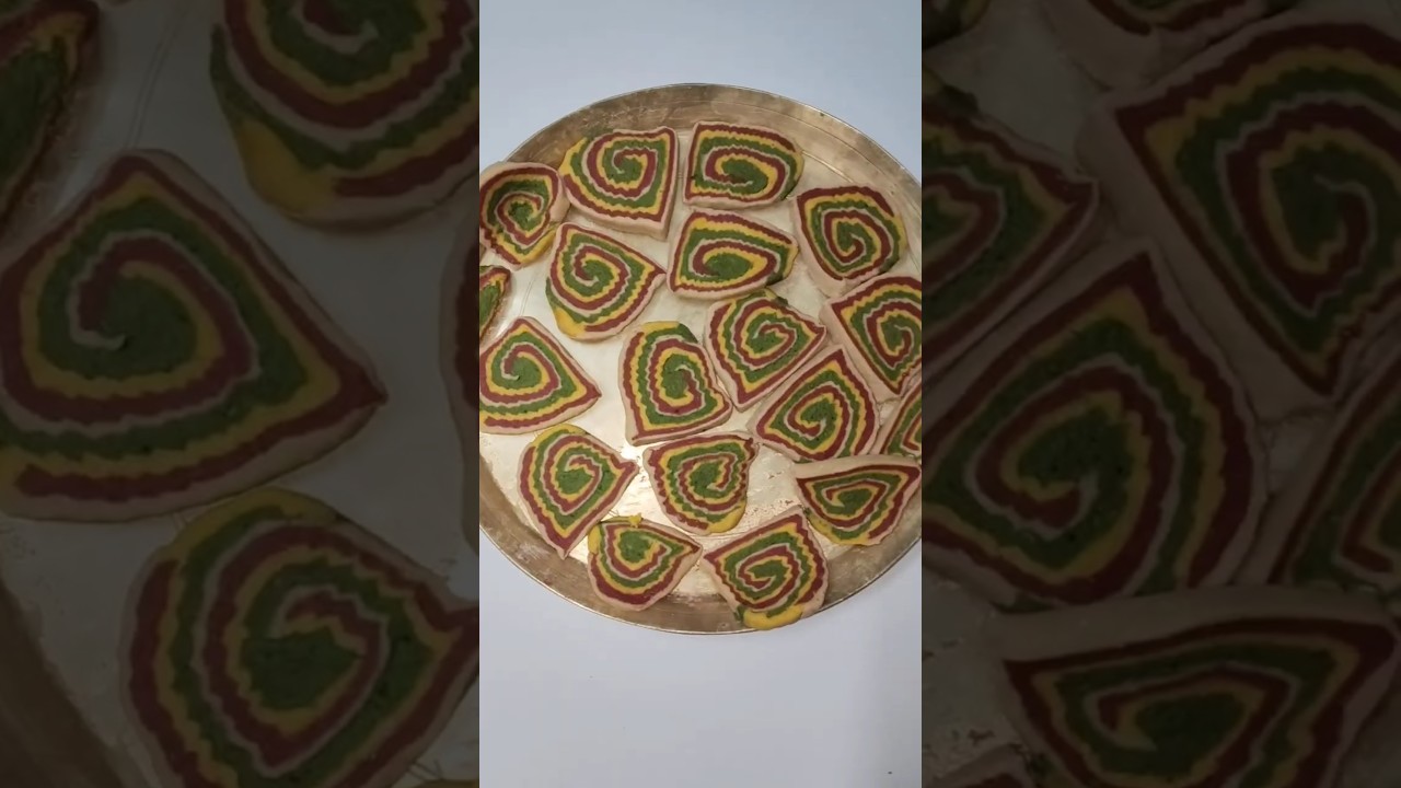 Colourful puri #recipe  #purirecipe #food #shorts