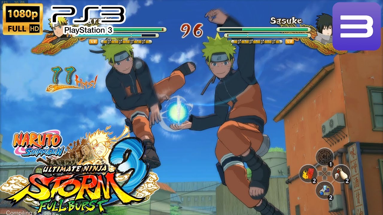 Naruto Shippuden: Ultimate Ninja Storm 3 Full Burst PS3 HD Gameplay (RPCS3)