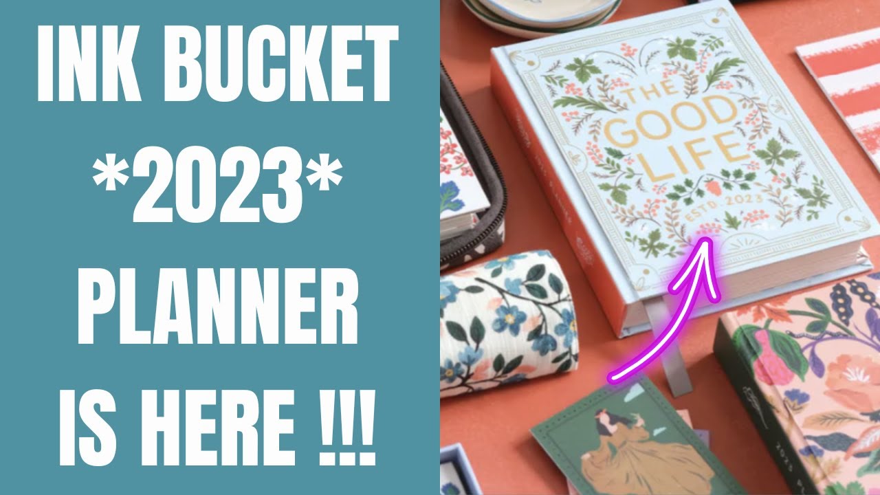 The Ink Bucket Planner 2023 🤩 | Ink Bucket 2023 Planners | Indian Planners 2023 | 2023 Planner India