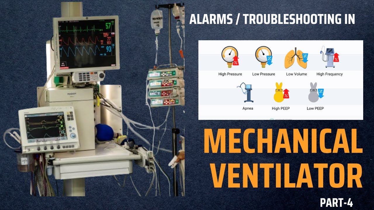 Alarms / Troubleshooting in Mechanical Ventilator | Medical Technology
