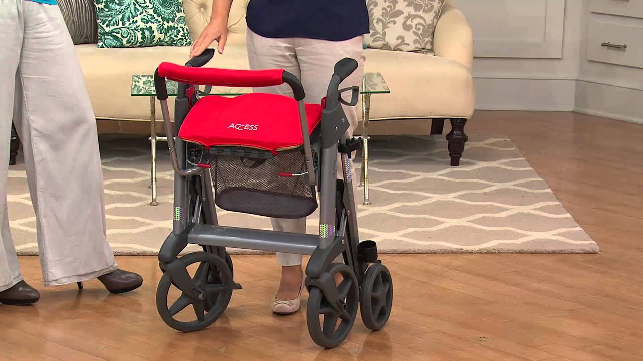 Active Design Rollator with Seat, Large Wheels & Hidden Cables with Kerstin Lindquist