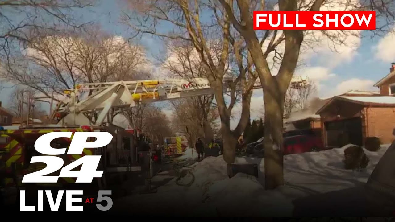Markham house fire leaves child in life-threatening condition | CP24 Live at Five for Jan. 2, 2026