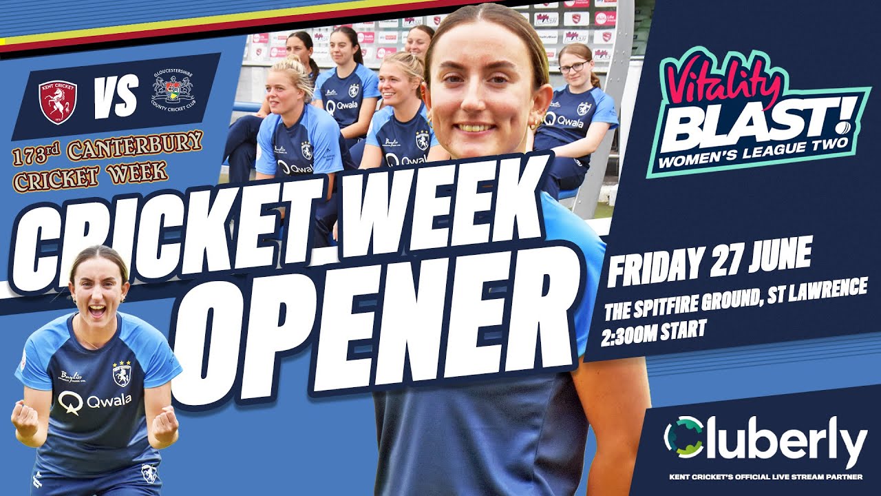 🎥 LIVE STREAM | Kent Women vs. Gloucestershire Women