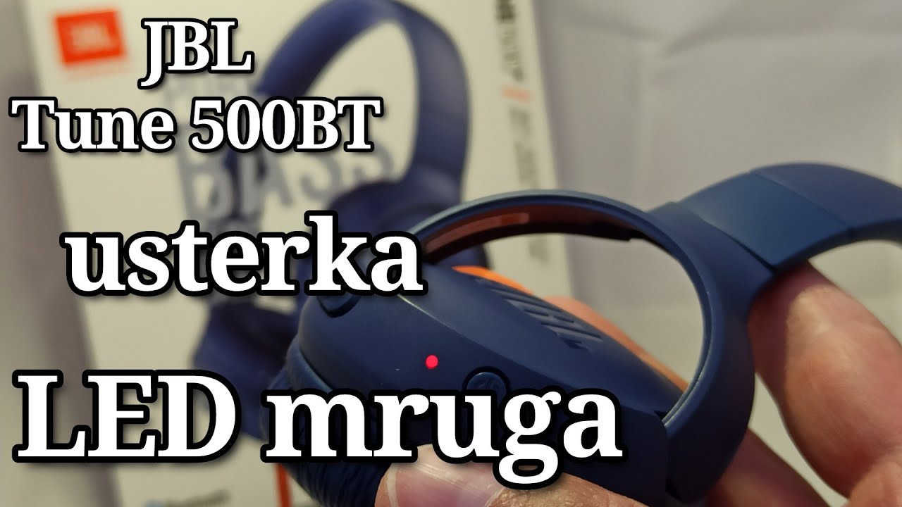 Rozczarowałem się JBL Tune 500BT problemy z ładowaniem - nie działa