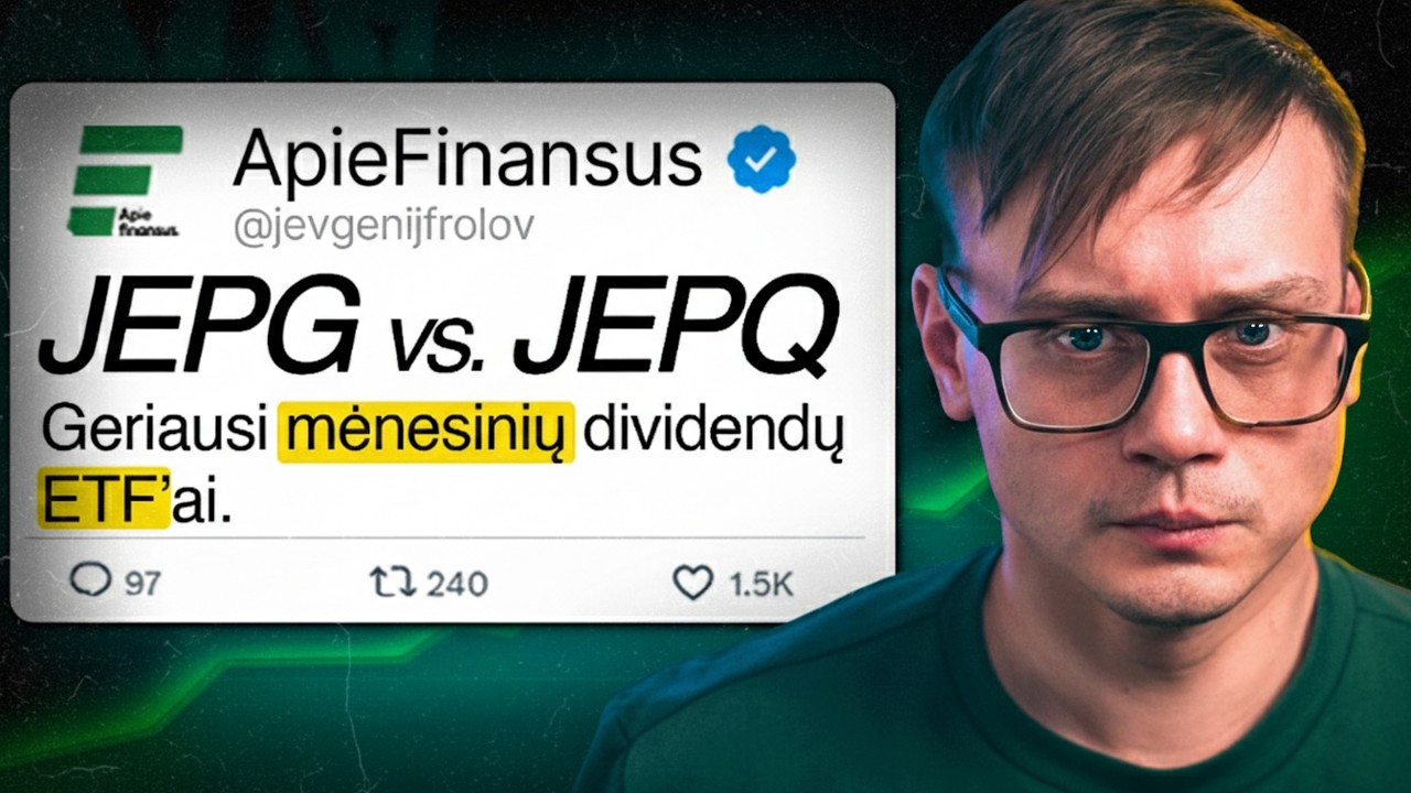 +500€ Pasyvių pajamų KAS MĖNESĮ: 2026 m. Investavimo planas. J. P. Morgan Strategija