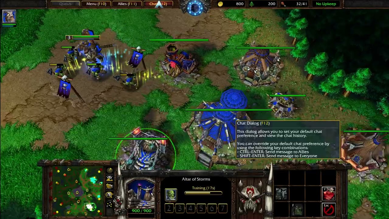 Warcraft 3 - KWO - Harassment