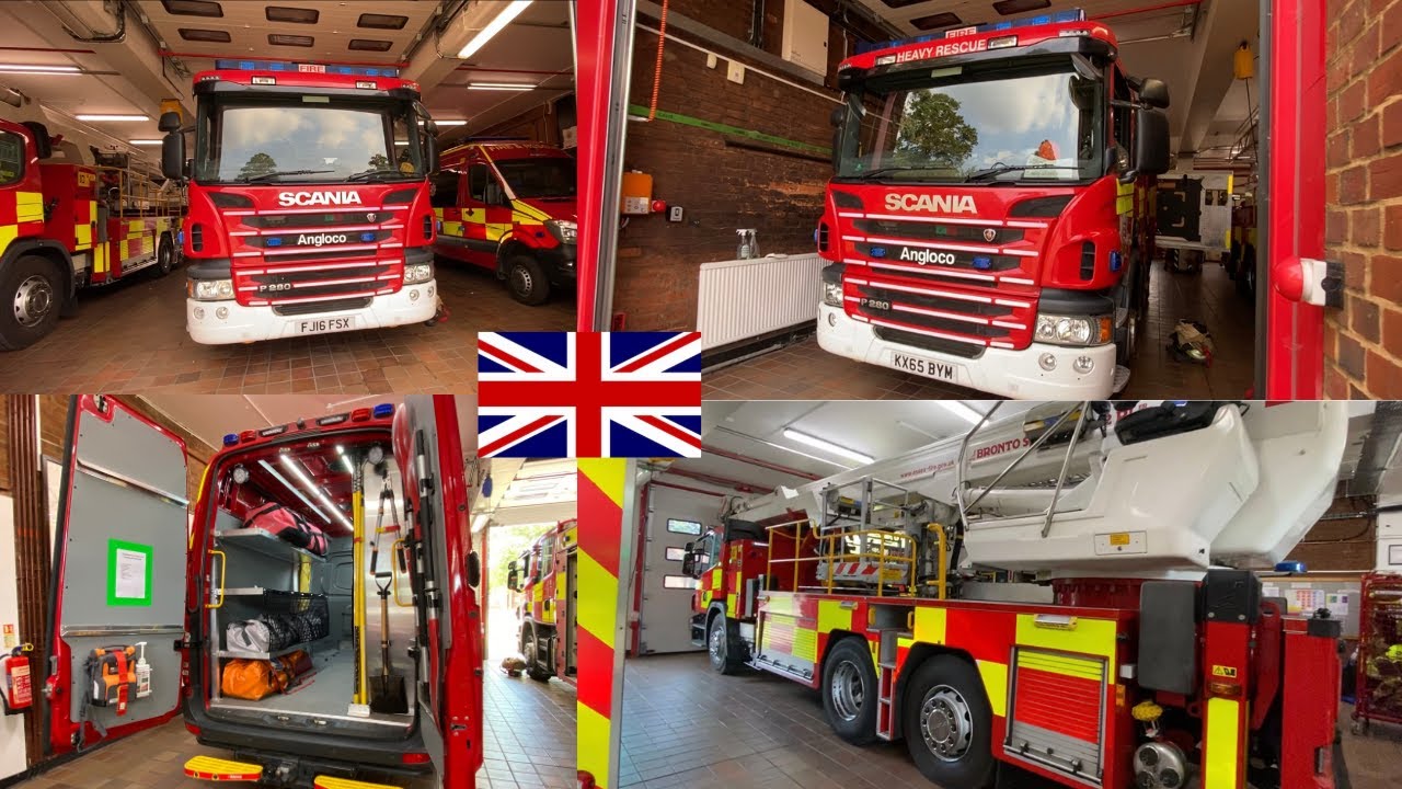 Tour Of Colchester Fire Station- Aerial Ladder platform,Animal Rescue,Heavy Rescue Pump,Water Ladder