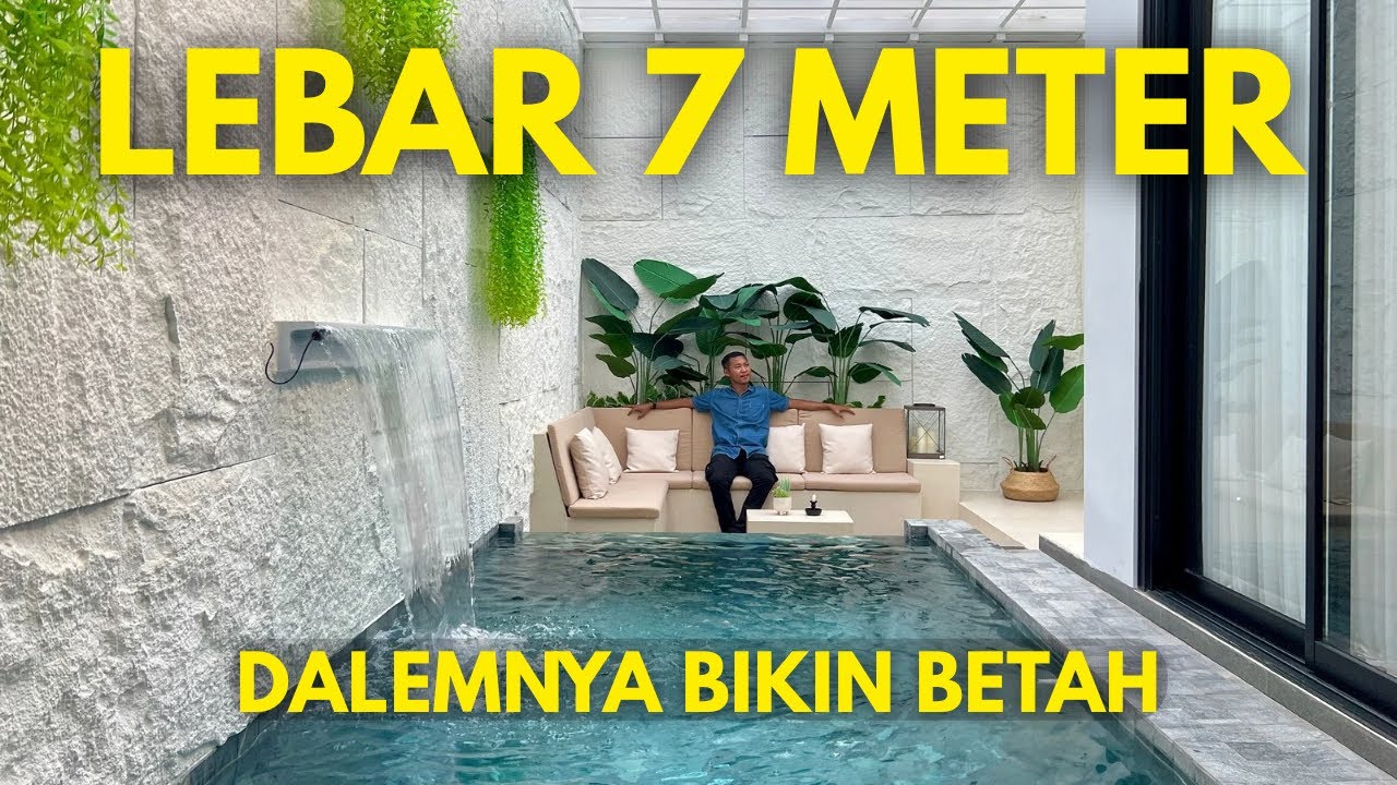 Rumah 7x20 Dalemnya Bikin Betah Banget! Bikin Kesemsem