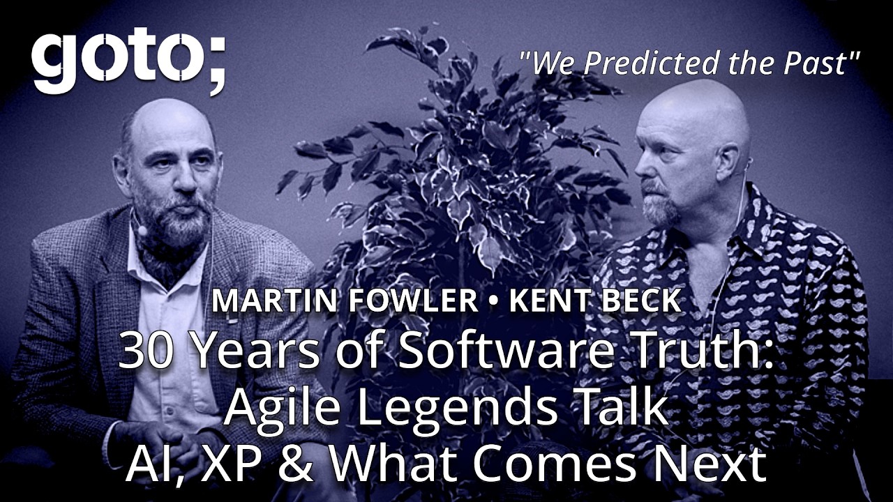 Tech Truth: Agile Evolution & the Future of SW Engineering &bull; Martin Fowler & Kent Beck &bull; GOTO 2025