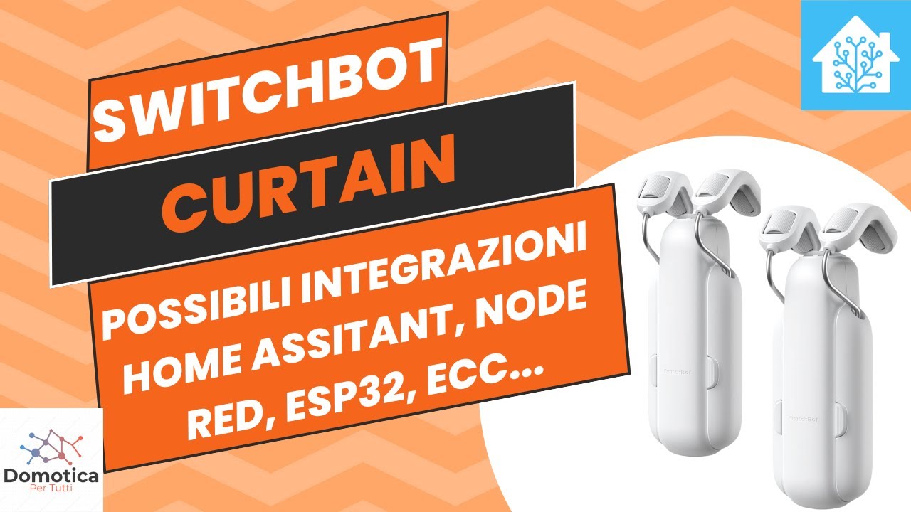Recensione e installazione di SwitchBot Curtain 3 integrato in Home Assistant e Node-RED con ESP32